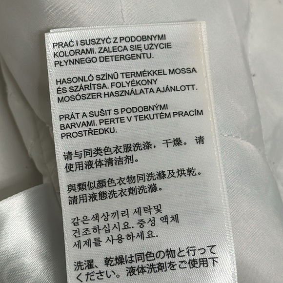 Levi's off white ex boyfriend Sherpa peiced trucker jacket jacket size small - Picture 12 of 14